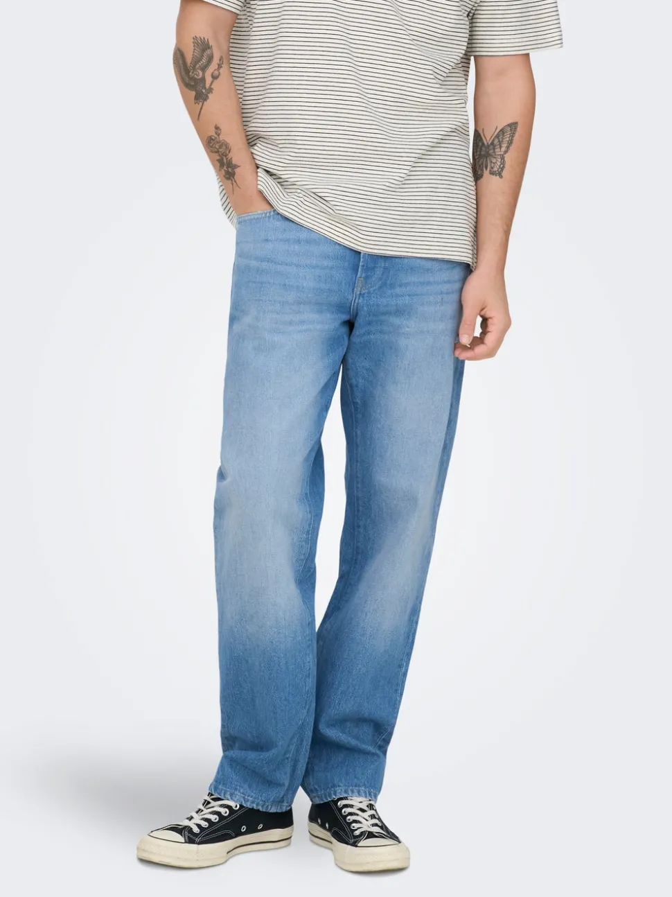 ONSEDGE Medelhög midja Rak passform Jeans