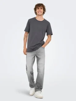 ONSEDGE Medelhög midja Rak passform Jeans