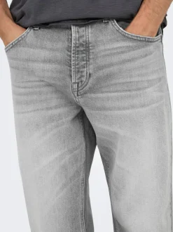 ONSEDGE Medelhög midja Rak passform Jeans