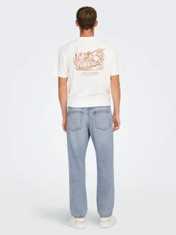 ONSEDGE Medelhög midja Rak passform Jeans