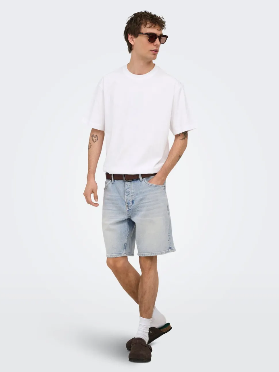 ONSEDGE Medelhög midja Rak passform Shorts
