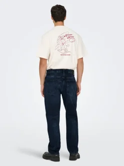 ONSEDGE Medelhög midja Rak passform Jeans