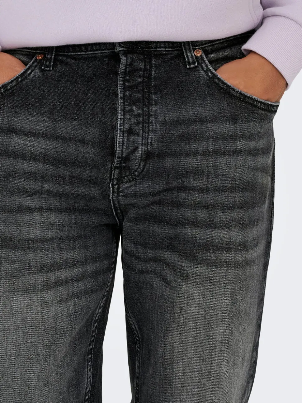 ONSEDGE Medelhög midja Rak passform Jeans