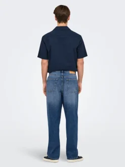ONSFADE Hög midja Lös passform Jeans