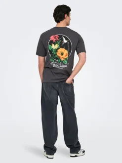 ONSFADE Hög midja Lös passform Jeans