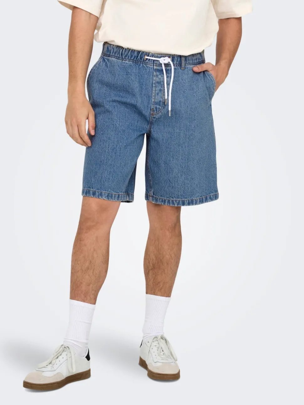 ONSFADE Medelhög midja Lös passform Cargoshorts