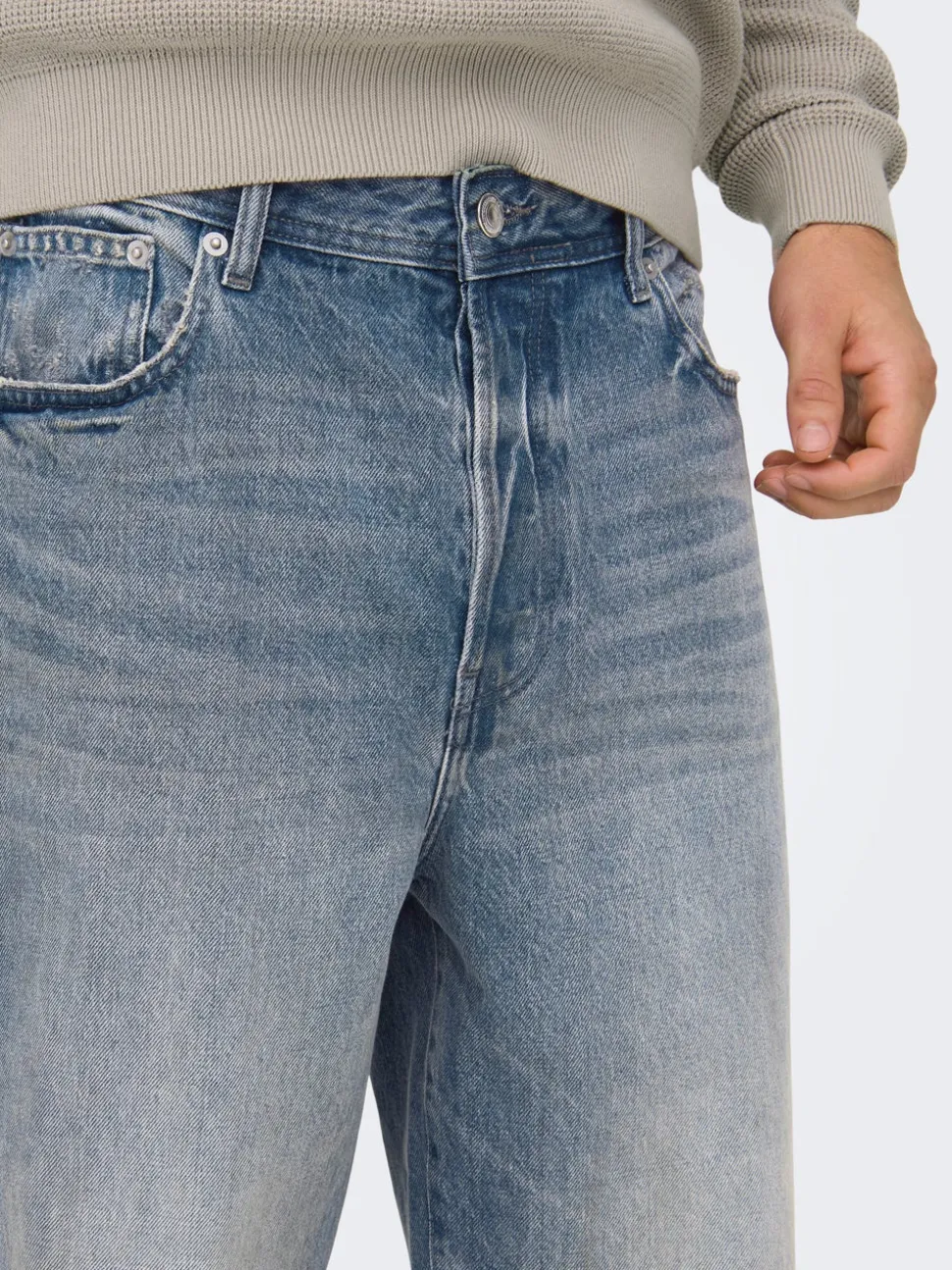 ONSFADE Medelhög midja Lös passform Jeans