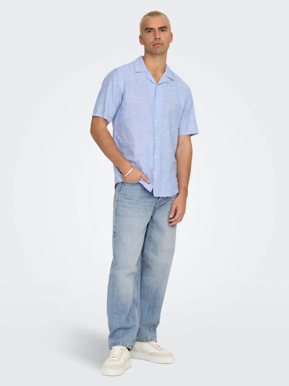 ONSFADE Medelhög midja Lös passform Jeans