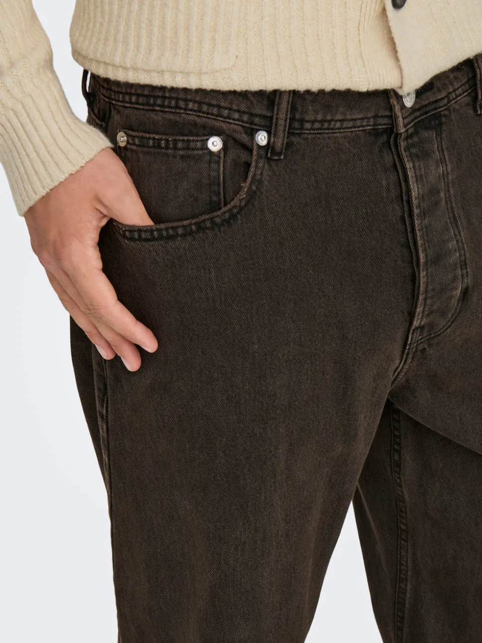 ONSFADE Medelhög midja Lös passform Jeans
