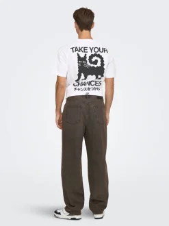 ONSFADE Medelhög midja Lös passform Jeans