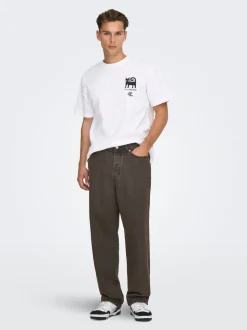 ONSFADE Medelhög midja Lös passform Jeans