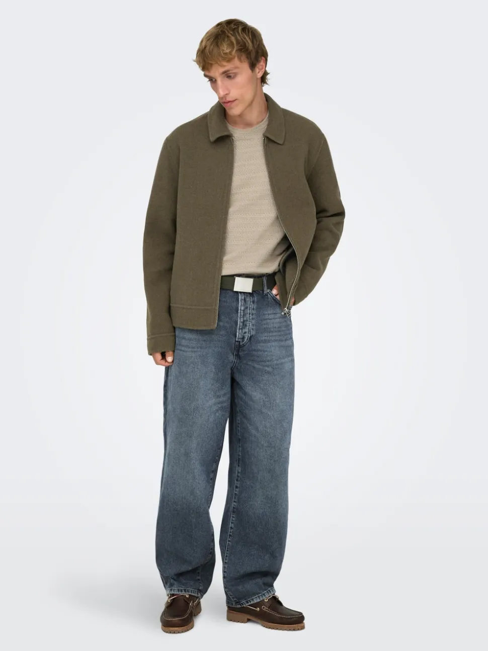 ONSFADE Medelhög midja Lös passform Jeans