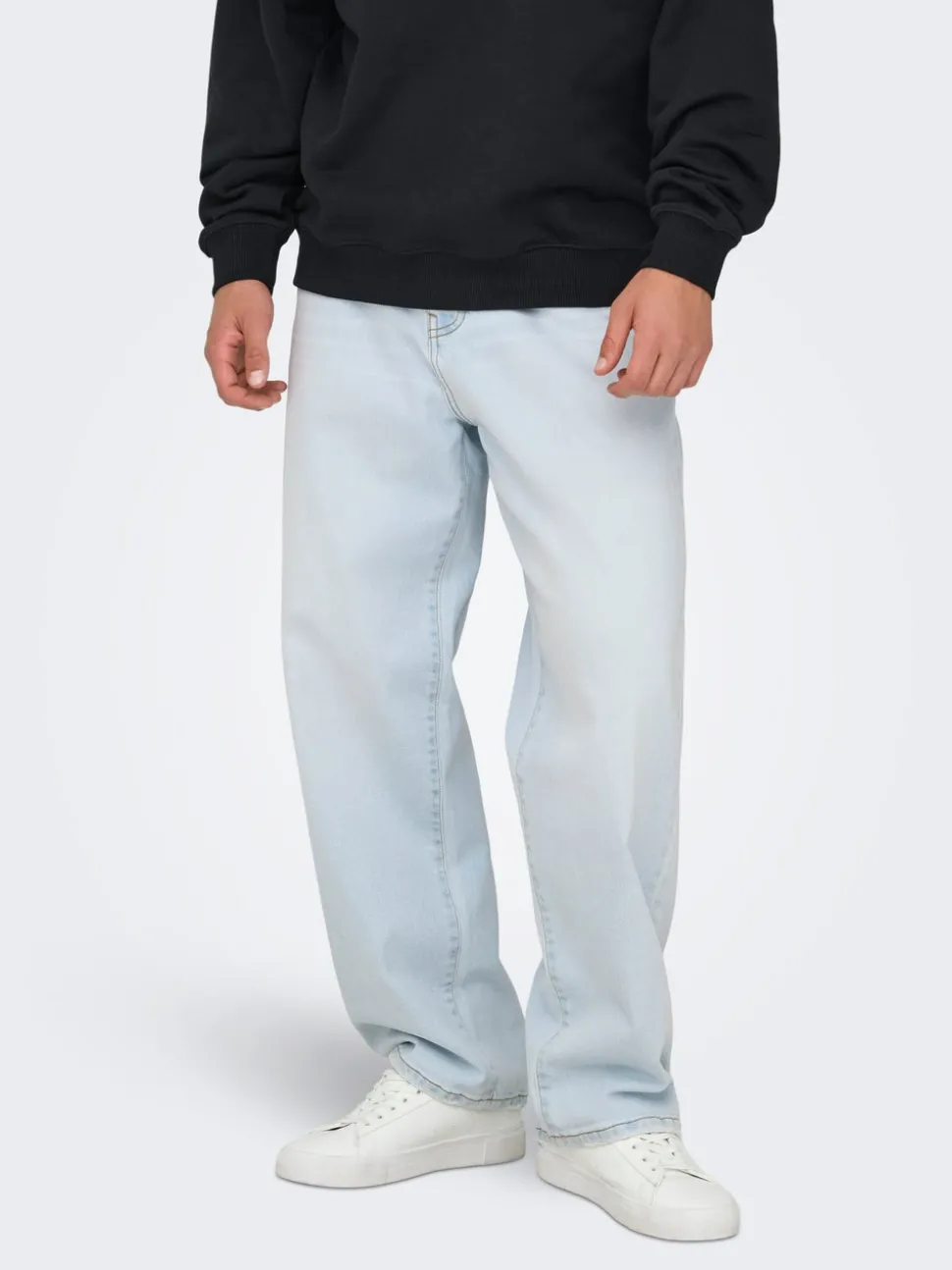 ONSFADE Medelhög midja Lös passform Strecth Jeans
