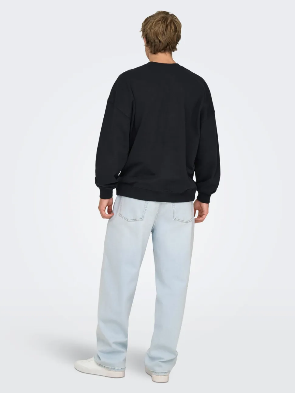ONSFADE Medelhög midja Lös passform Strecth Jeans