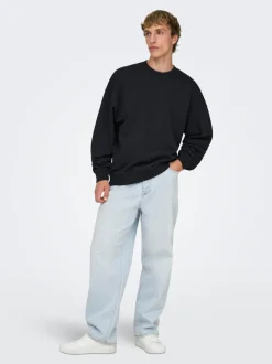 ONSFADE Medelhög midja Lös passform Strecth Jeans