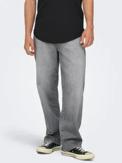 ONSFADE Medelhög midja Lös passform Strecth Jeans