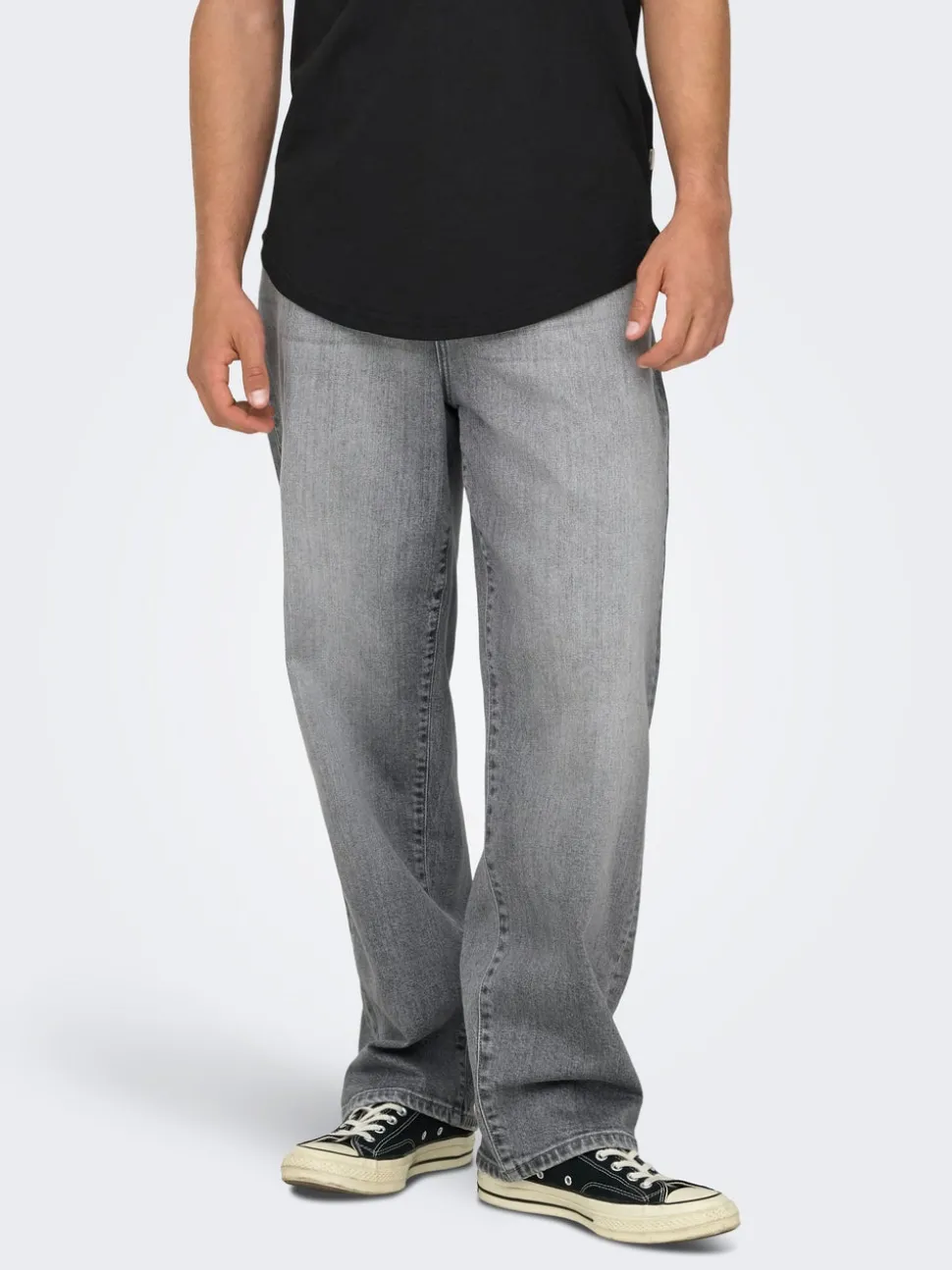 ONSFADE Medelhög midja Lös passform Strecth Jeans