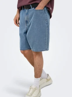 ONSFADE Medelhög midja Rak passform Shorts
