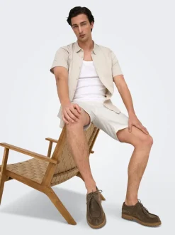 ONSKIAN Medelhög midja Rak passform Shorts