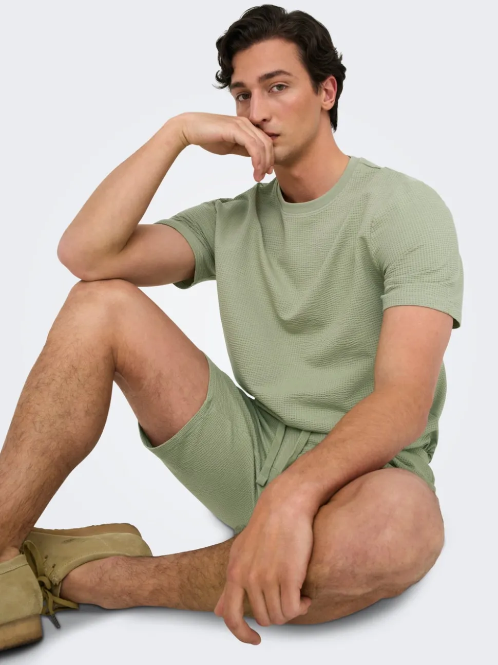 ONSKIAN Medelhög midja Rak passform Shorts