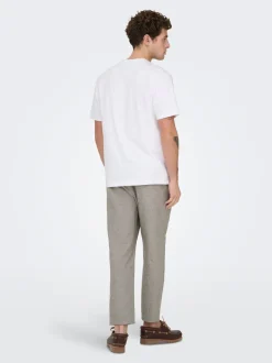 ONSLINUS Avsmalnande passform Linne Jogger
