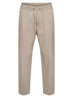 ONSLINUS Avsmalnande passform Linne Jogger