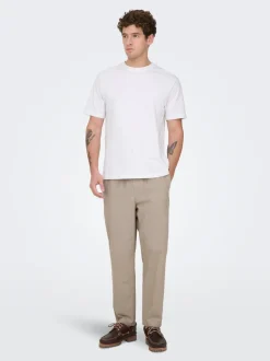 ONSLINUS Avsmalnande passform Linne Jogger