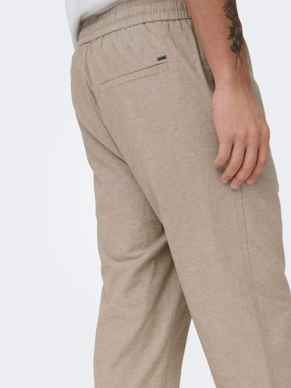 ONSLINUS Avsmalnande passform Linne Jogger