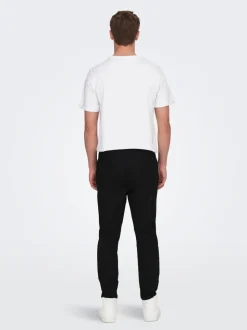 ONSLINUS Avsmalnande passform Linne Jogger