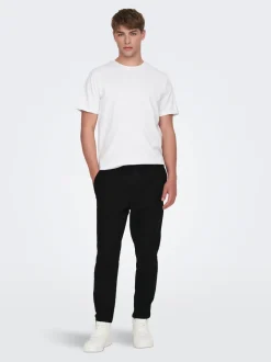 ONSLINUS Avsmalnande passform Linne Jogger