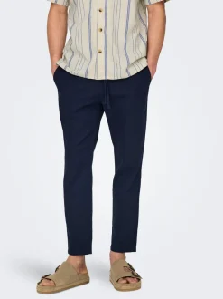 ONSLINUS Avsmalnande passform Linne Jogger