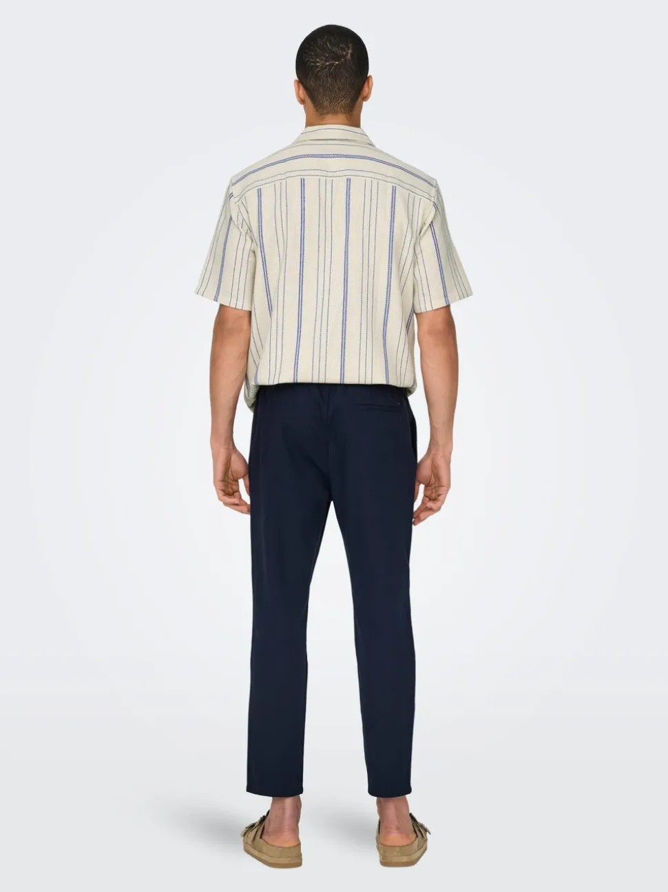 ONSLINUS Avsmalnande passform Linne Jogger