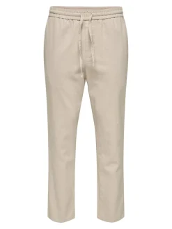 ONSLINUS Avsmalnande passform Linne Jogger