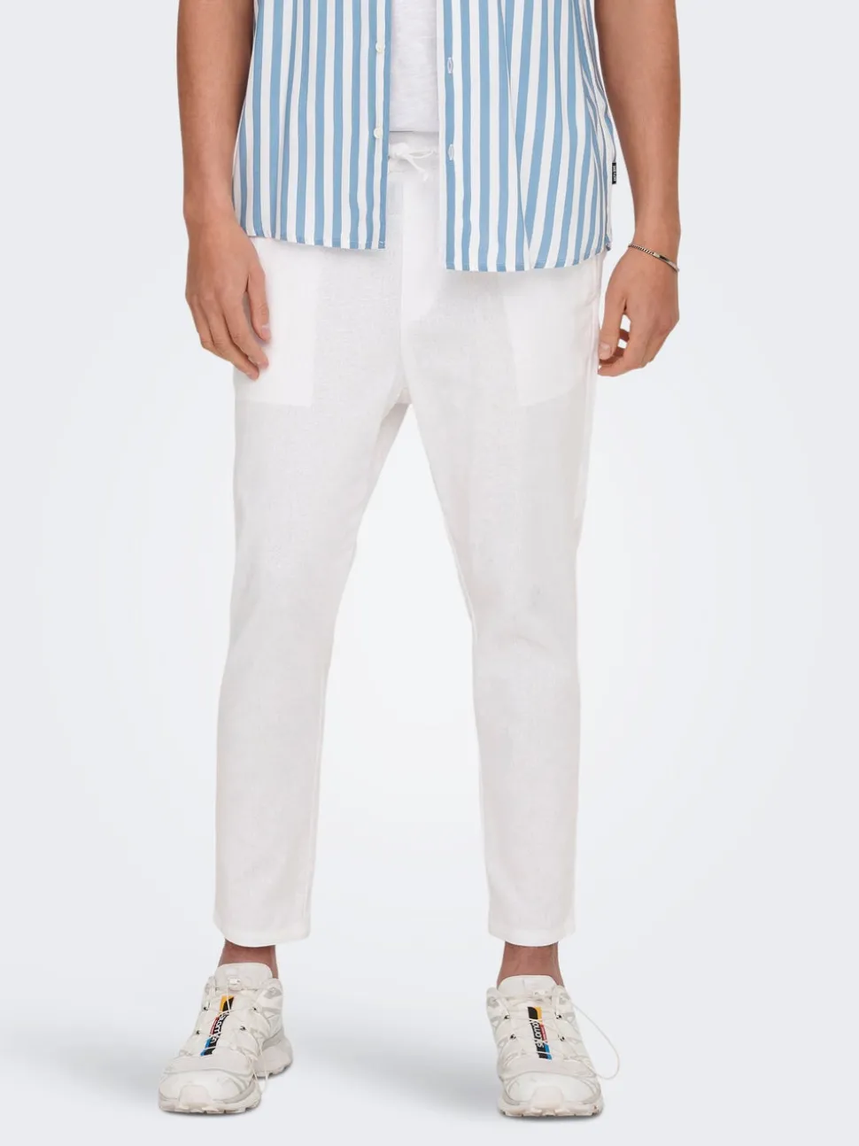 ONSLINUS Avsmalnande passform Linne Jogger