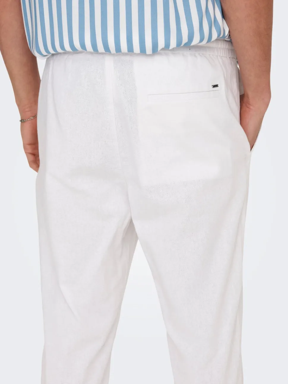 ONSLINUS Avsmalnande passform Linne Jogger