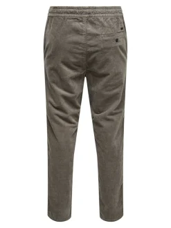 ONSLINUS Manchesterbyxor med tapered fit