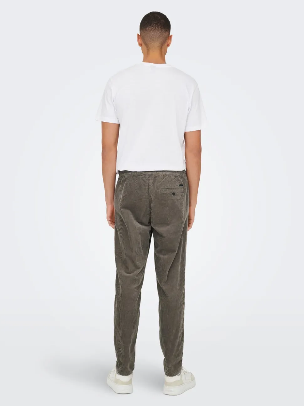 ONSLINUS Manchesterbyxor med tapered fit