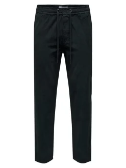 ONSLINUS Manchesterbyxor med tapered fit