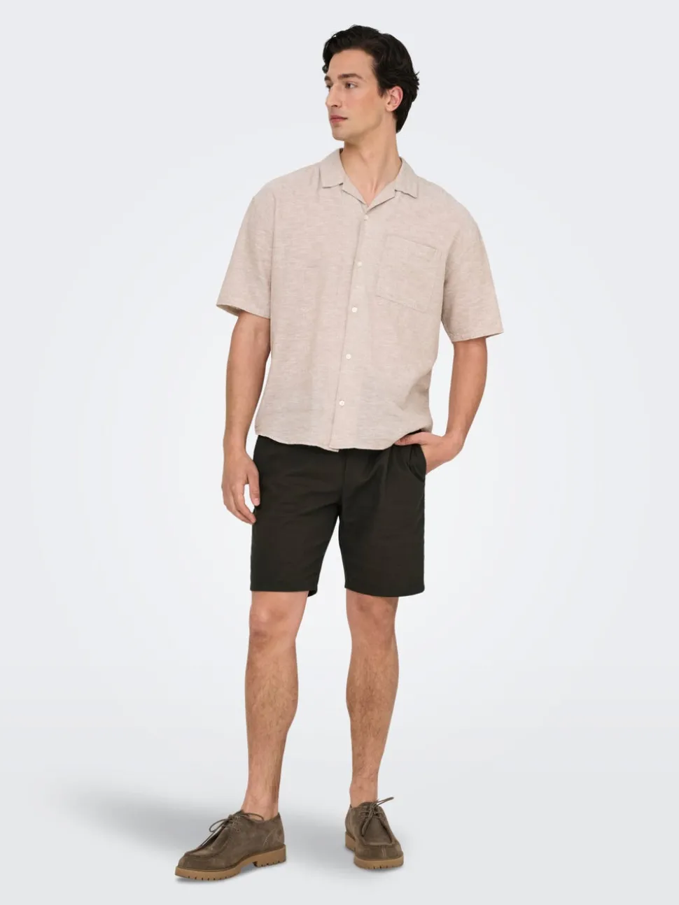 ONSLINUS Normal passform Linne Shorts