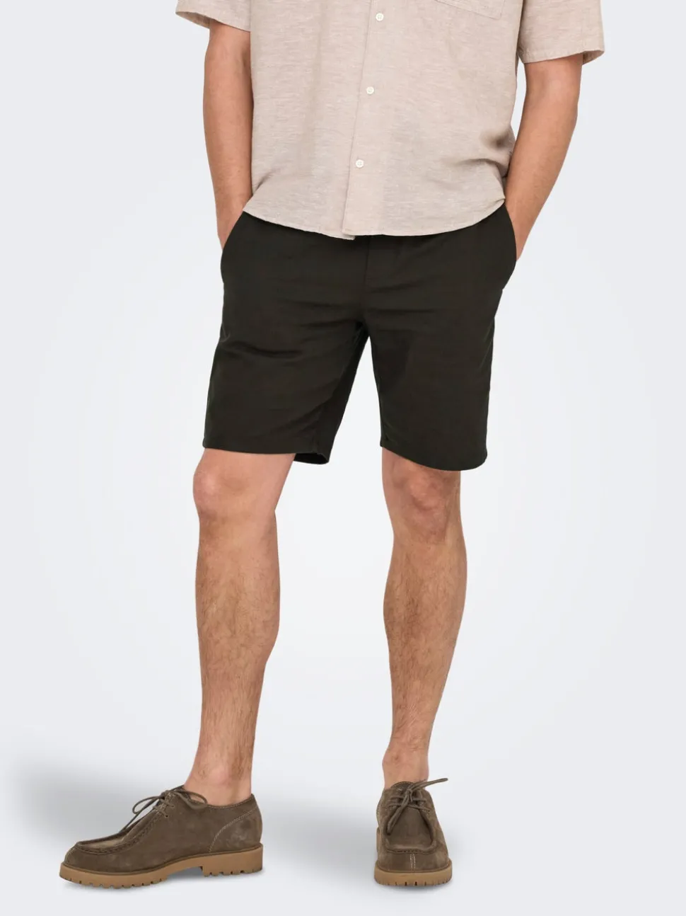 ONSLINUS Normal passform Linne Shorts