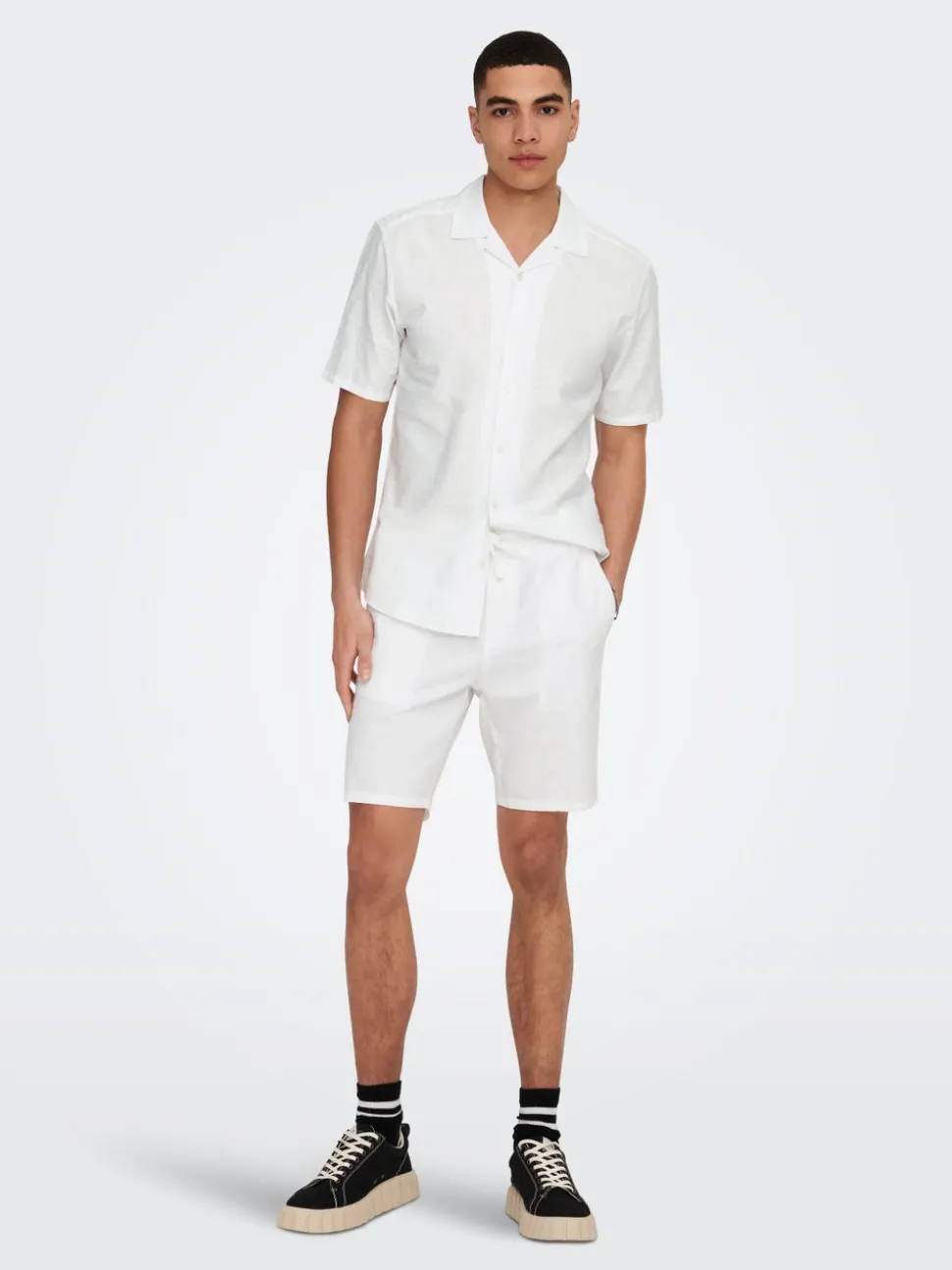 ONSLINUS Normal passform Linne Shorts