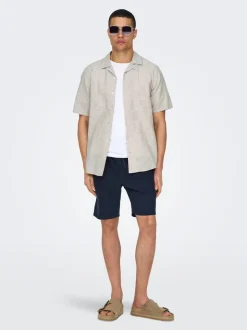 ONSLINUS Normal passform Linne Shorts