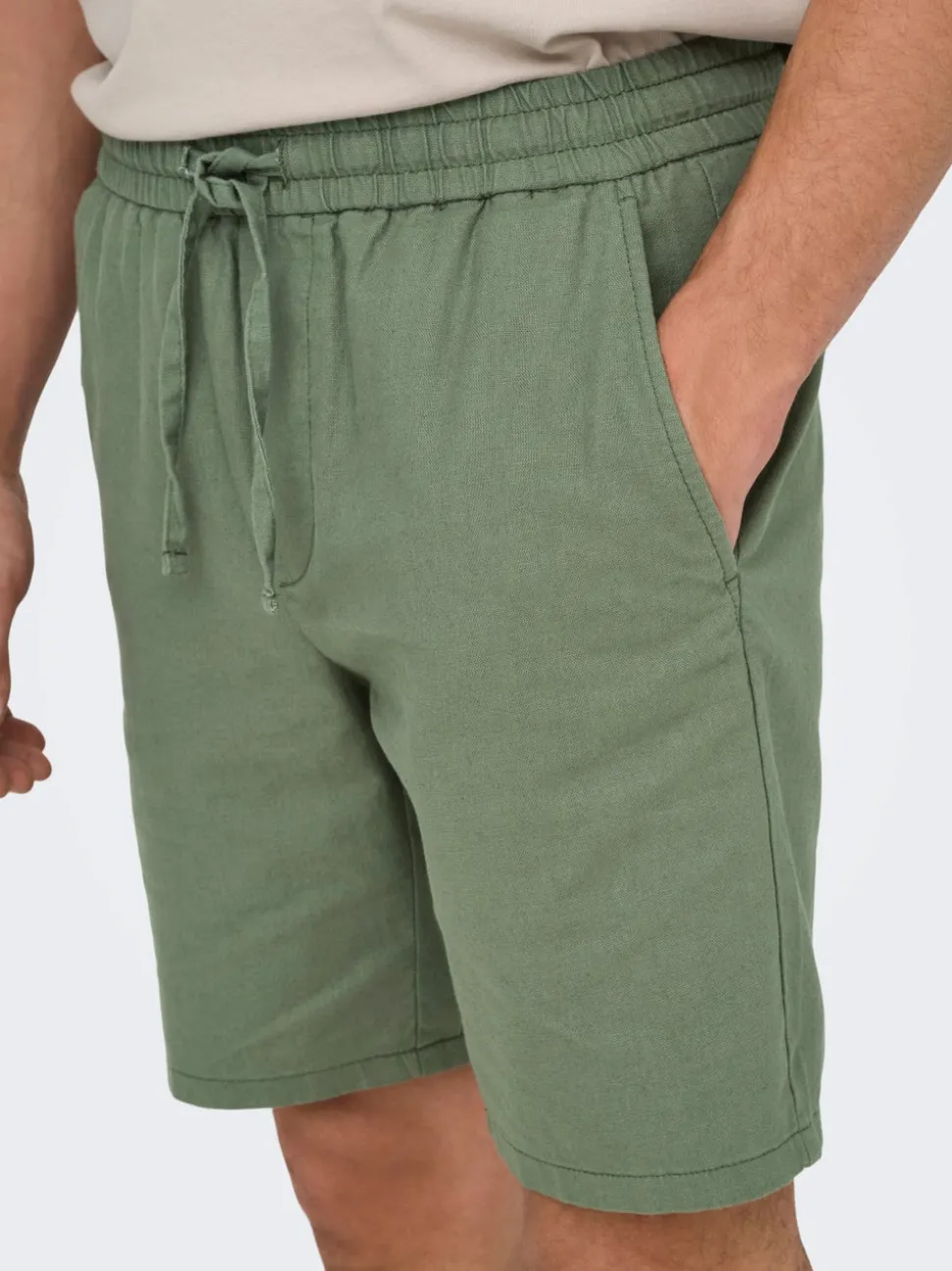 ONSLINUS Normal passform Linne Shorts