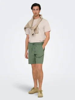ONSLINUS Normal passform Linne Shorts