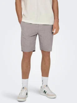 ONSLINUS Normal passform Linne Shorts