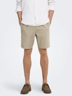 ONSLINUS Normal passform Linne Shorts