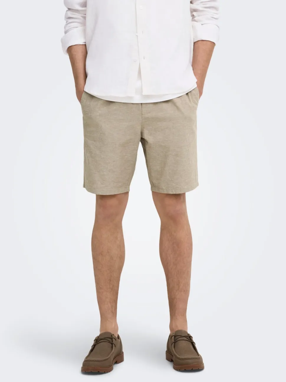 ONSLINUS Normal passform Linne Shorts