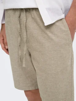 ONSLINUS Normal passform Linne Shorts