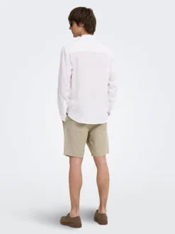 ONSLINUS Normal passform Linne Shorts