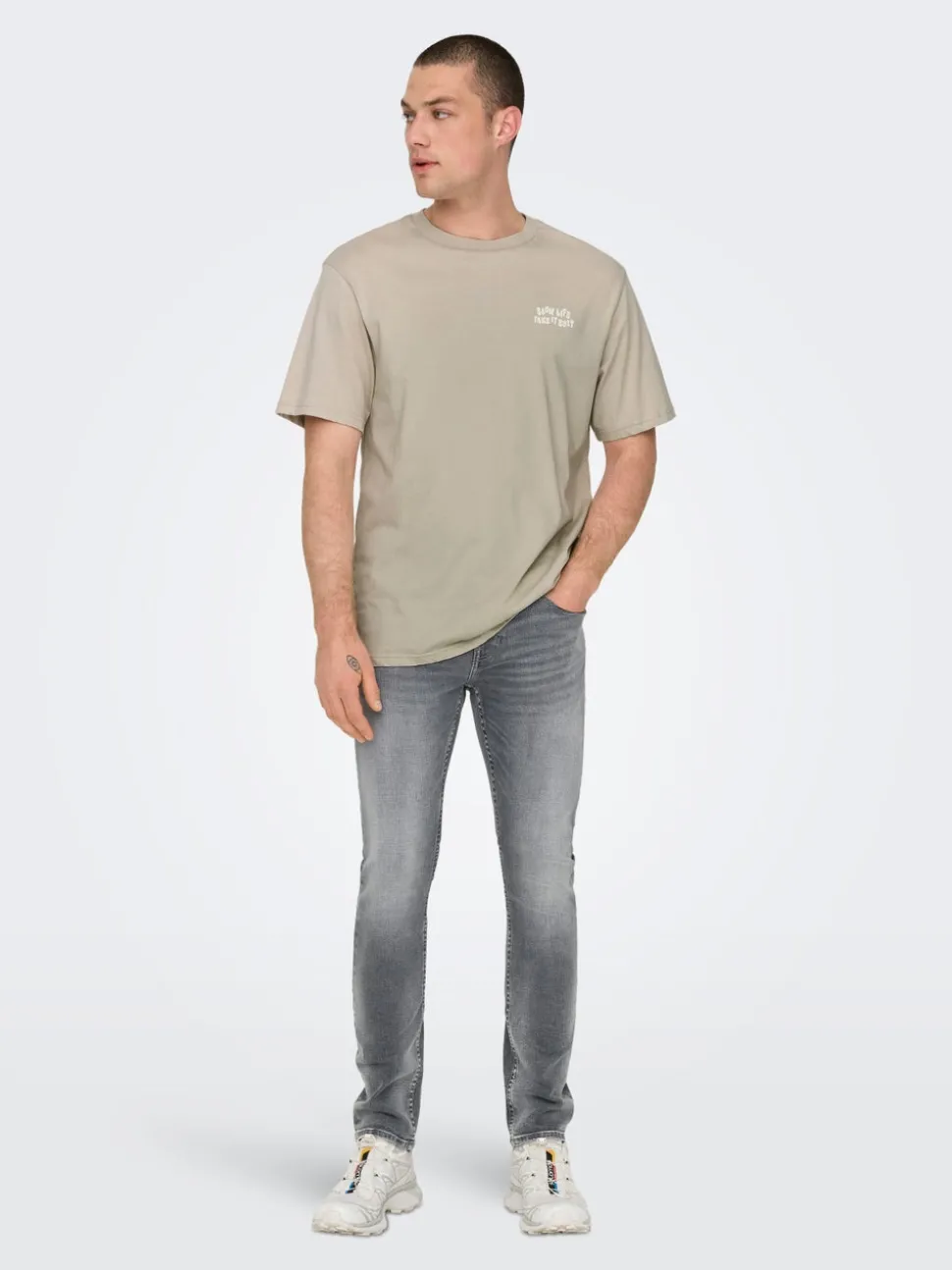 ONSLOOM Låg midja Slim Fit Jeans